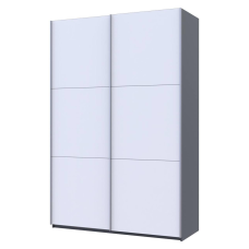 Шкаф купе Doros G-Caiser Антрацит/Белый 2 ДСП / 3 части 160х60х240 (42005410)