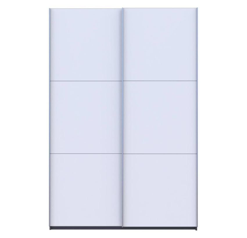 Шафа купе Doros G-Caiser Антрацит/Білий 2 ДСП / 3 частини 160х60х240 (42005410)