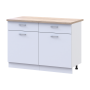Кухонный гарнитур Doros Лея с ящиками Белый ДСП/Ящики 120х56х82 (42005439)