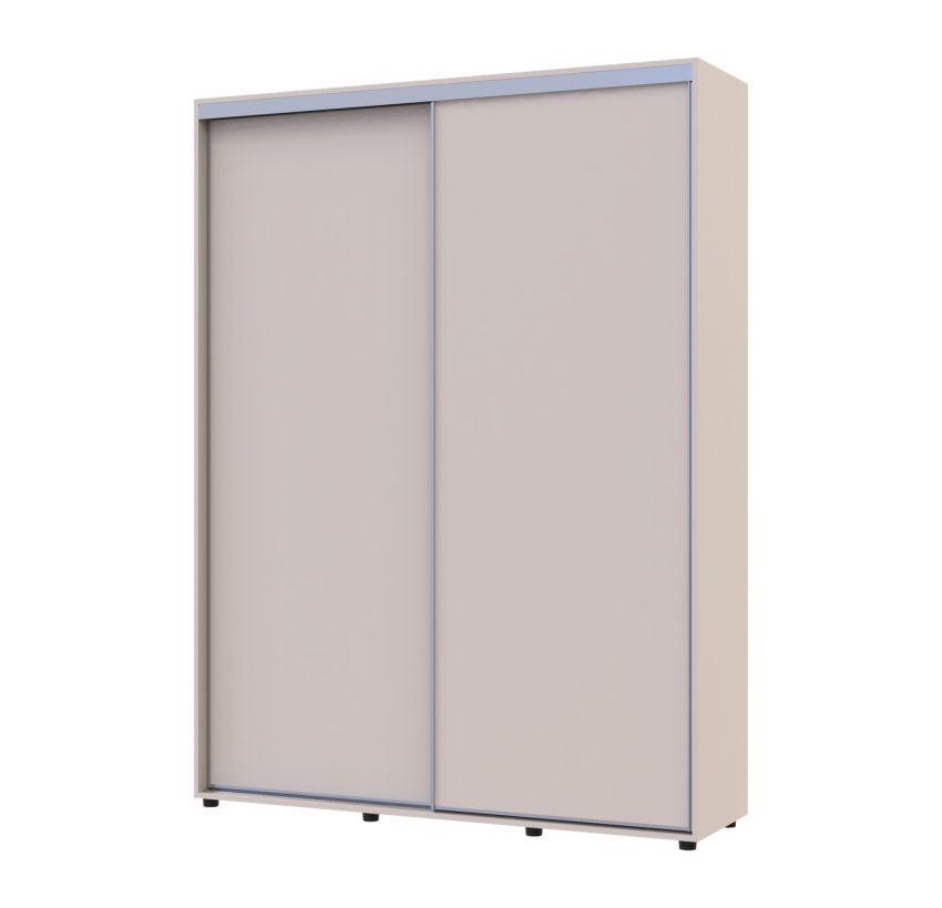 Шкаф купе Doros Сигма Слим Кашемир 2 ДСП 160х45х214.4 (42005450)