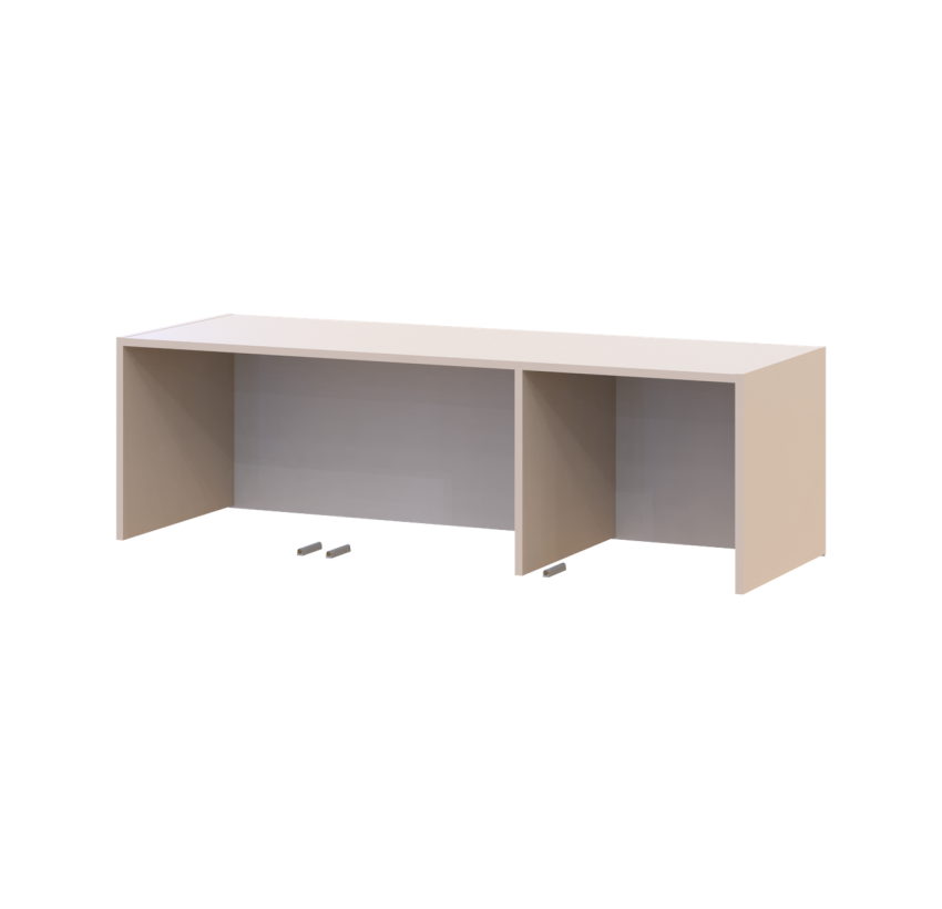 Антресоль Doros Каспер Кашемир 3 ДСП 135х50х41 (41516326)