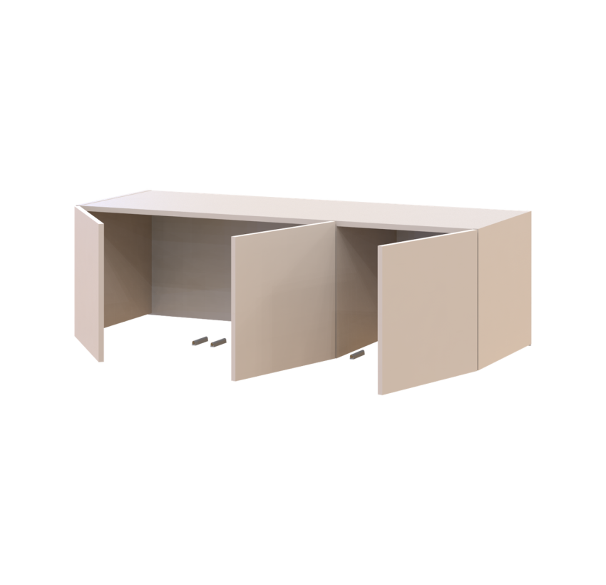 Антресоль Doros Каспер Кашемир 3 ДСП 135х50х41 (41516326)