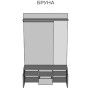 Прихожая Бруна Світ Меблів 